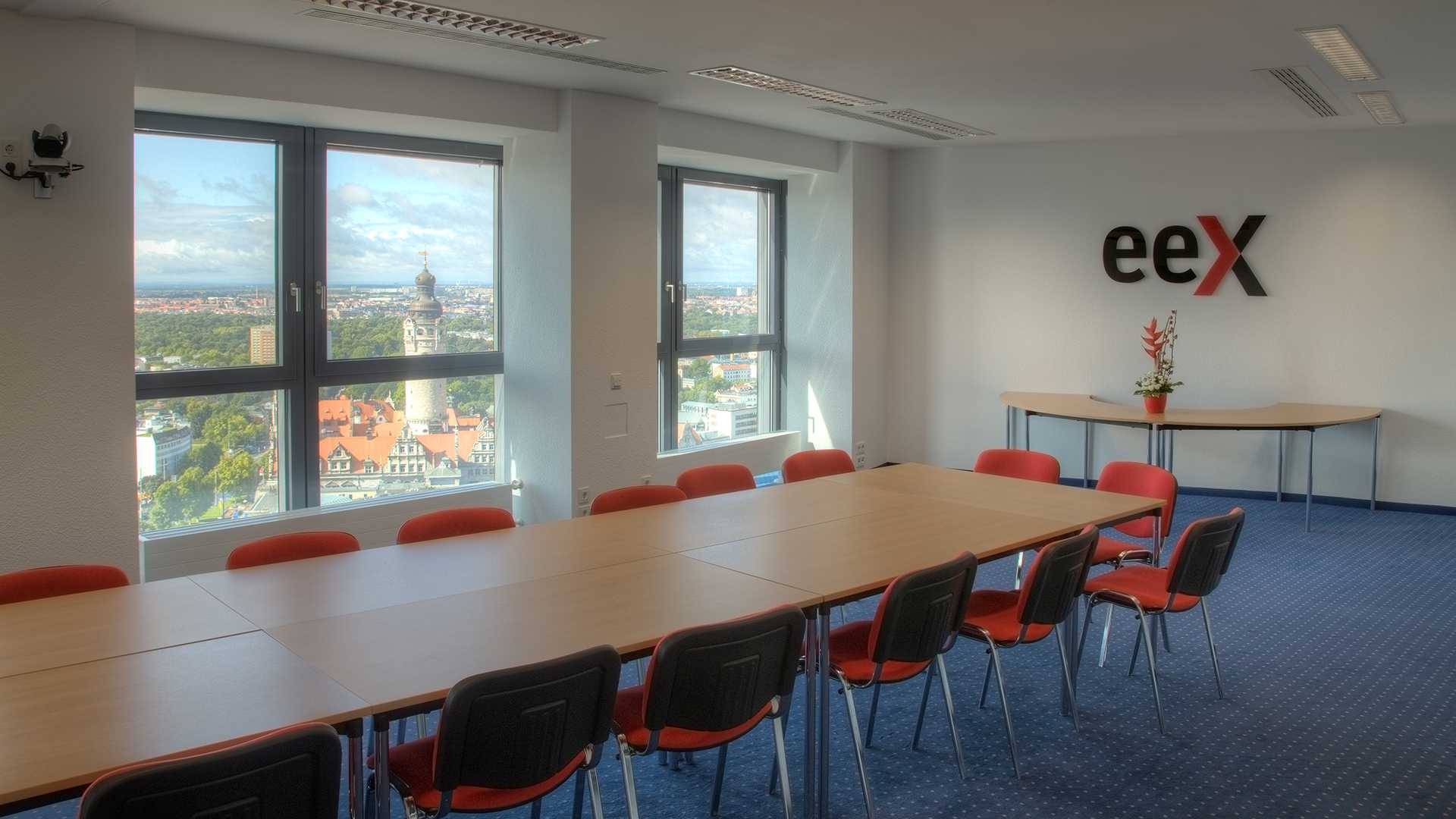 Besprechungsraum der EEX im City Hochhaus Leipzig