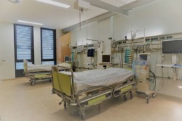 Universitätsklinikum Leipzig, Patientenzimmer Bett